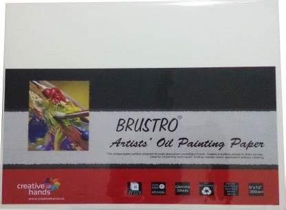 Flipkart.com | Brustro Artist Oil Painting Paper 300 gsm Pack (9"X12 ...