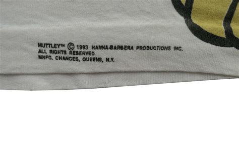 VTG 90'S MUTTLEY LAUGH HANNA BARBERA DOUBLE SIDED GRA… - Gem