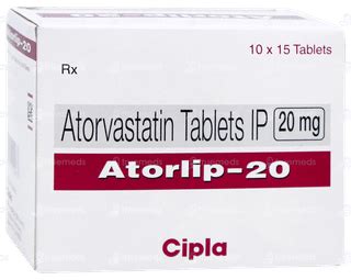 Atorlip 20 Tablet 15: Uses, Side Effects, Price & Substitutes