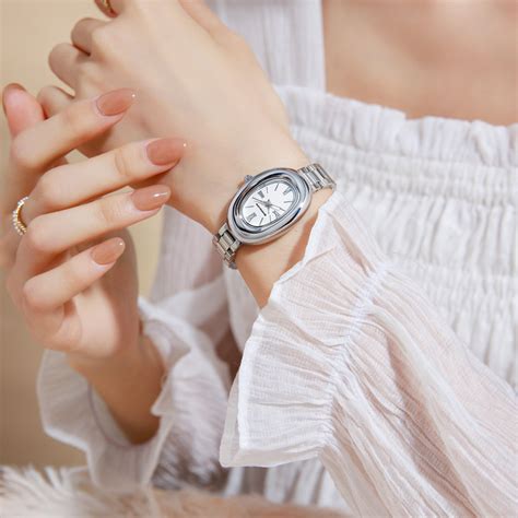 Giordano Oval Shape Dial Watch for Women – Elegant Roman Numerals ...