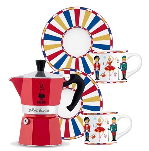 Set 4 Tazzine Espresso A Forma Di Moka - Design Italiano In Ceramica | Regalo Perfetto Per Amanti Del Caffè - Foto 8