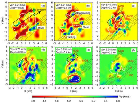 Three-Dimensional P-wave Velocity Structure of the Zhuxi Ore Deposit ...