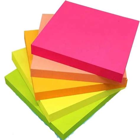 JC Stick Notes 3x3 Inch Neon Colors | Reusable Sticky Notes – Vikas ...