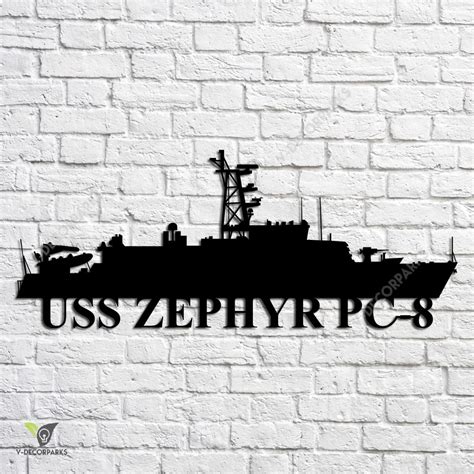 Uss Whipple De-1062 Navy Ship Metal Art, Navy Ships Silhouette Metal Gift For Navy Veteran ...