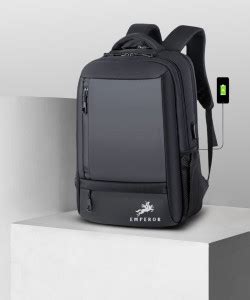 Emperor Anti-Theft With USB charging Port (CAPTAIN) 32 L Backpack Black ...