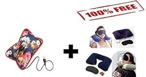 Soft Travel Neck Pillow kit by Sellzer Electronics® | Travel Pillow ...