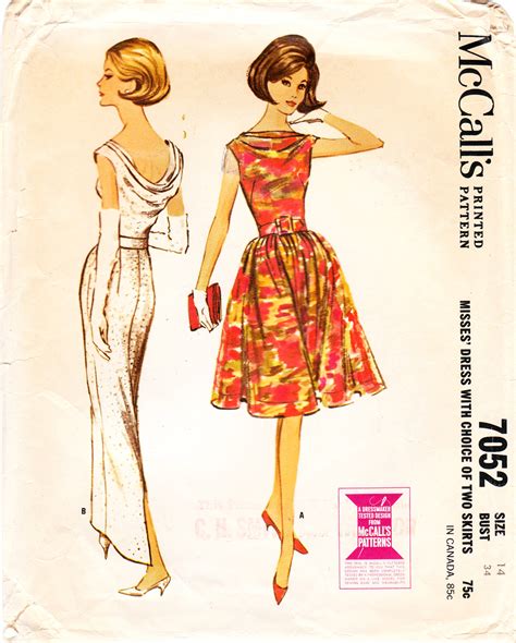 McCall's 7052 | Vintage Sewing Patterns | Fandom