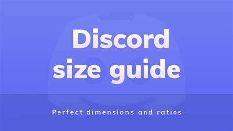 Discord Banner, PFP & Icon Sizes (2025) – Full Image Guide
