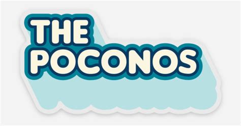The Poconos: Winter by Dizzy Rockets | Clear stickers | Sticker Mule India