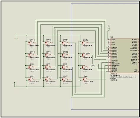 HN-Part2: Interfacing 4x4 switch matrix with the microcontroller