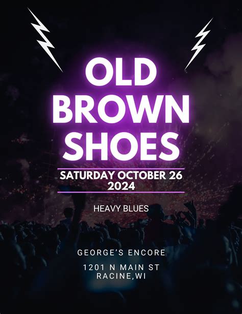 Old Brown Shoes at George’s Encore, George's Encore, Racine, 26 October ...