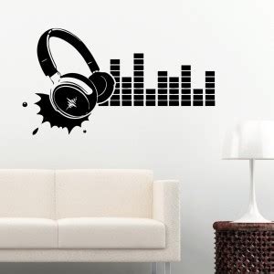 Decor Villa 30.48 cm Decor Villa Music sound wave Wall Sticker Small ...