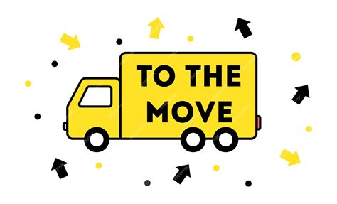 Premium Vector | To the move illustration with truck - Moving Illustration