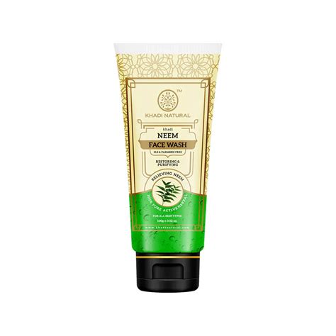 KHADI NATURAL NEEM FACE WASH 100 GM || S9 – RK Bazar Grocery
