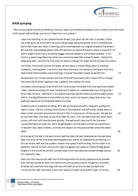 Adrenalin-1 (reading) - © David Ripley, InThinking thinkib/englishb ...