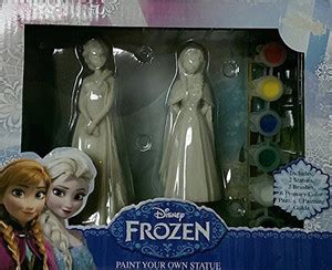 Disney Frozen Paint Your Own Statue Anna And Elsa - Paint Your Own ...