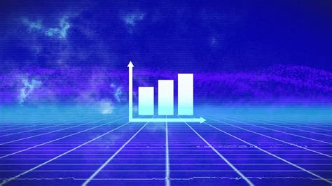 Animation of interference and graph on blue background | Premium Stock ...