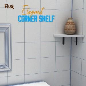 Flux Wooden Corner Floating Shelves Display Rack Corner Wall Mounted ...