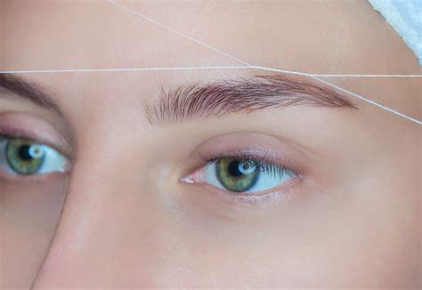 Image result for How Is Threading Eyebrows Done