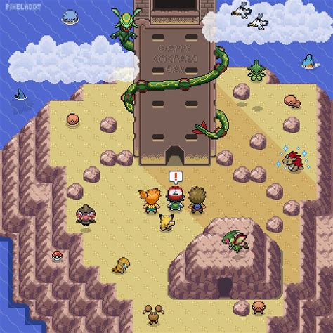 Pokemon Emerald Map Sky Pillar