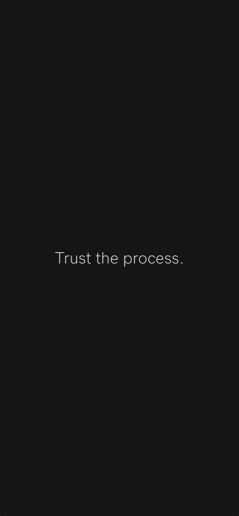 Trust the Process | Motivational Quotes Wallpaper