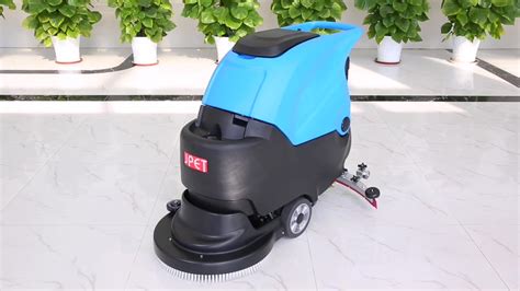 High Performance 55l Walk Behind Cleaning Machine Floor Scrubber With ...