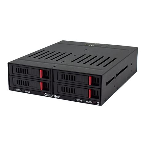 Four-Tray Hard Disk Drive Enclosure Chassis HDD Enclosure Multi-Disk S ...