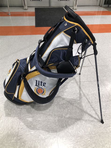 New Men's Miller Lite Golf Bag | SidelineSwap