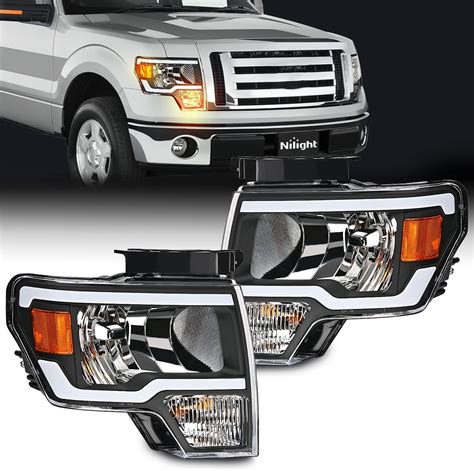 Brandclub - Nilight Headlights Assembly for Ford F150 F-150 2009 2010 ...