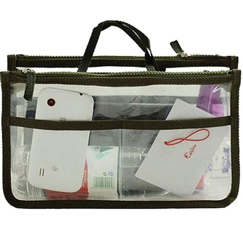 Transparent Insert organizer, Tote, Toiletry and Cosmetic Clear Travel ...