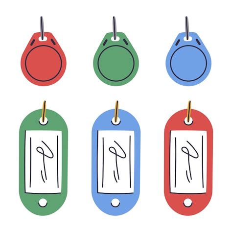 Image result for Blank Plastic Key Tags