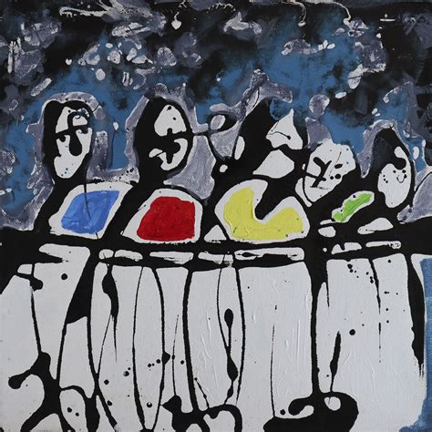 Buy Painting Socializing Artwork No 17256 by Indian Artist Dharmendra Dhuri