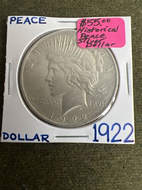 Peace Silver Dollar 1922 | Gun Runners