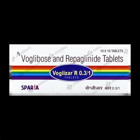 VOGLIZAR R 0.3/1 TABLET 10'S Price, Uses, Side Effects & Substitutes ...