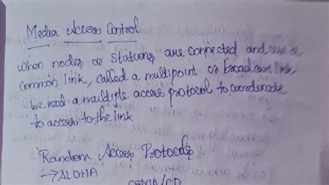 Aloha Unit 4: Random Access Protocols and Throughput Analysis - Studocu