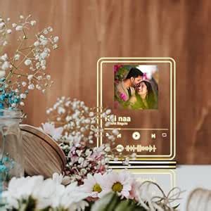 Customized Spotify LED Photo Plaque – Personalized Acrylic Photo Frame ...