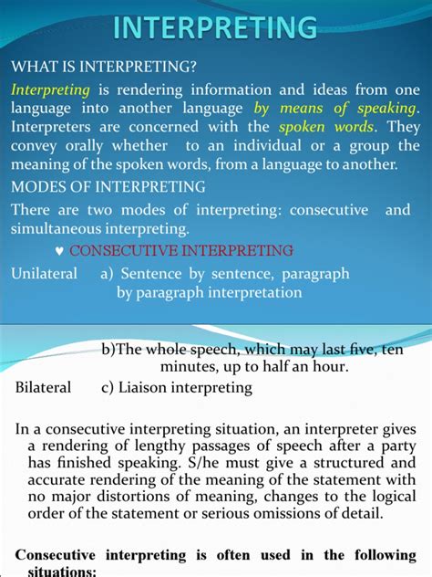 Image result for Example of Interpreting