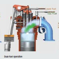 Image result for Dual Fuel Engine Working