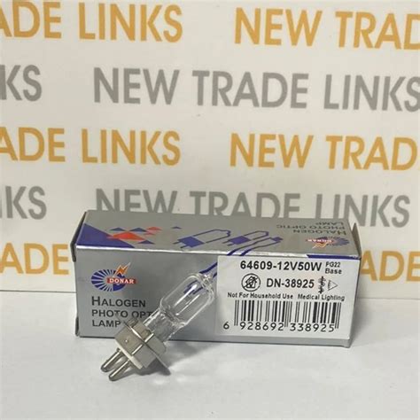 Opthalmic Replacement Lamps - Halogen Lamp Donar 12V 50W Slit Lamp ...