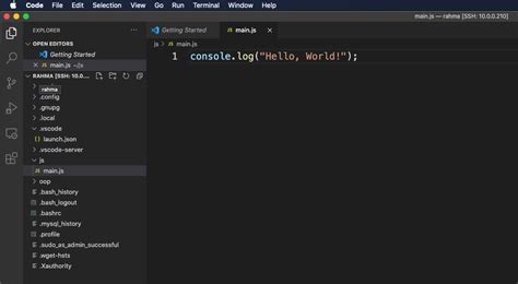 Image result for JavaScript HelloWorld Program Running