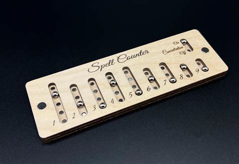 Amazon.com: Magnetic Spell Slot Tracker Wood for D&D 5e / Accessory for ...