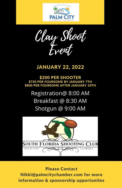 Clay Shoot at South Florida Shooting Club - Palm City Chamber of Commerce