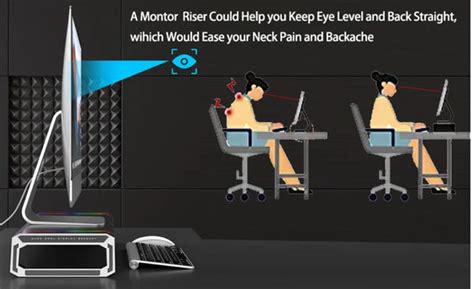 APEX RGB Computer Monitor Stand Riser - APEX LIGHT