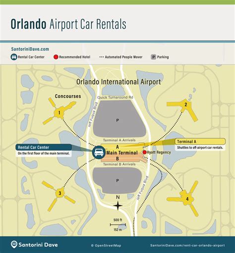 Orlando International Airport Map Printable