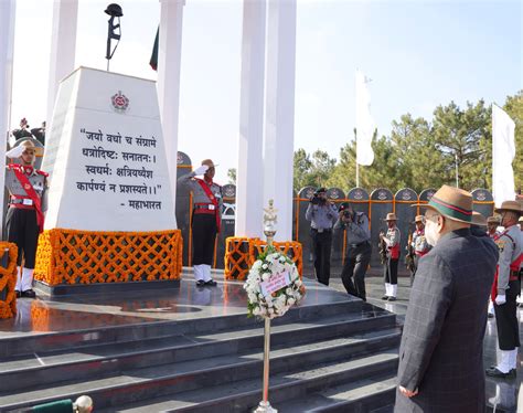 Meghalaya: Amit Shah lays wreath at Shillong war memorial