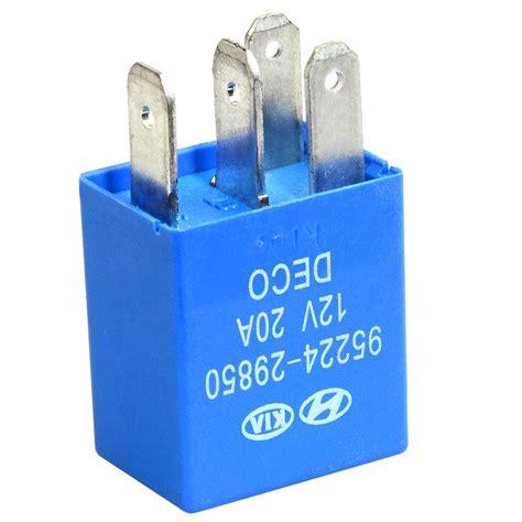 Buy HONGYETAJA 2 Pack OEM 95224-29850 4 Pin Relay for Hyundai Kia Power ...