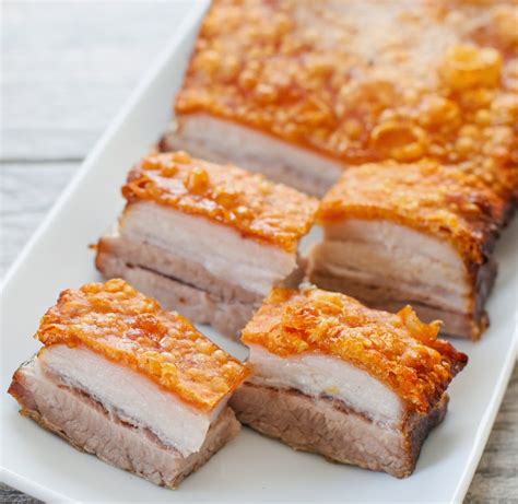 Roasted Pork Belly Recipe Easy Simple 的图像结果