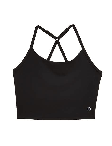 Buy Scoop Neck Cross Back Strappy Crop Top at Marks & Spencer