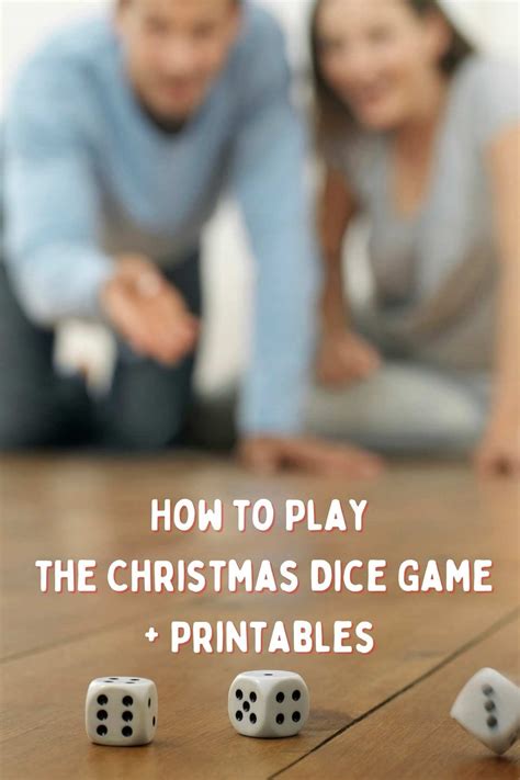 How to Play the Christmas Dice Game With Printable PDF - Fun Party Pop
