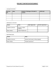Image result for Project Initation Document Template APM
